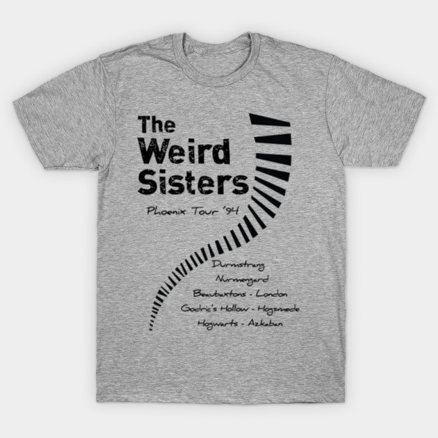 The Weird Sisters Band Merch Harry Potter TShirt TeePublic